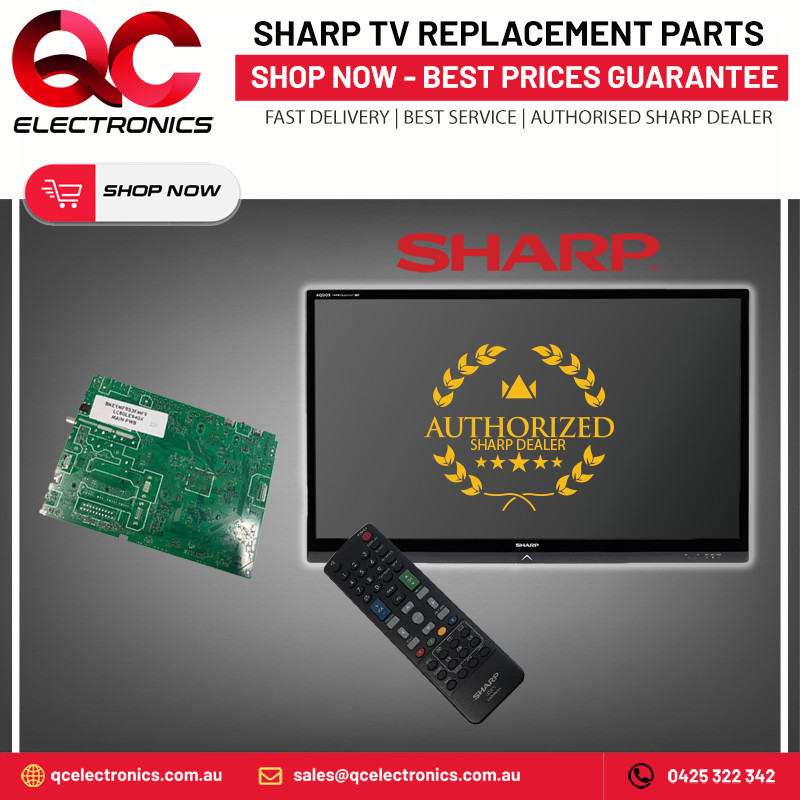 Sharp tv power board repalcement and remote