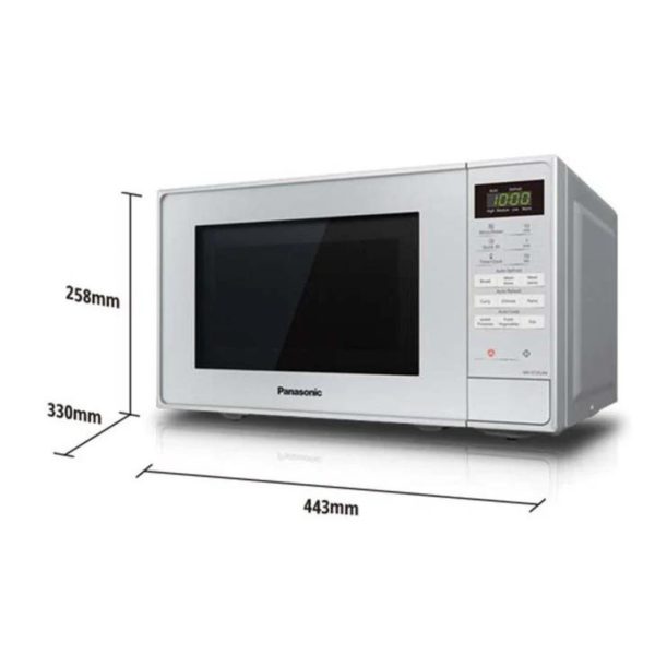 Panasonic 20L 800W Silver Microwave Oven NN-ST25JM (Refurbished) - Image 3