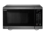 Sharp 26L Flatbed Microwave - Black Stainless SM267FHBS